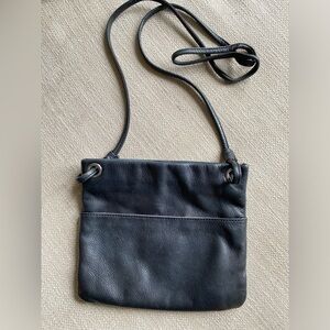 Margot New York Bag Women’s Crossbody Small Purse Black Leather